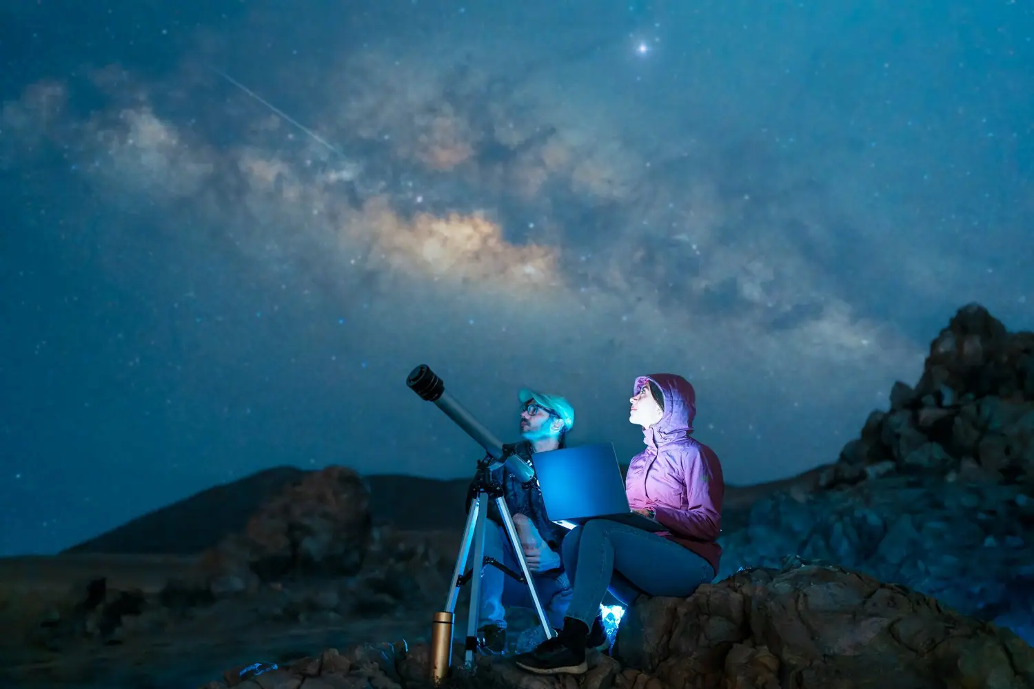 Parki krajobrazowe nocą: Obserwacje astronomiczne